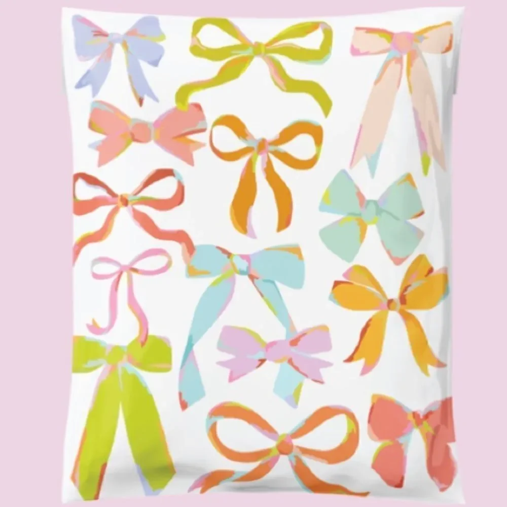 Poly Mailers MIx sizes 10x13 14.5x19 45 poly mailers 45 stickers
